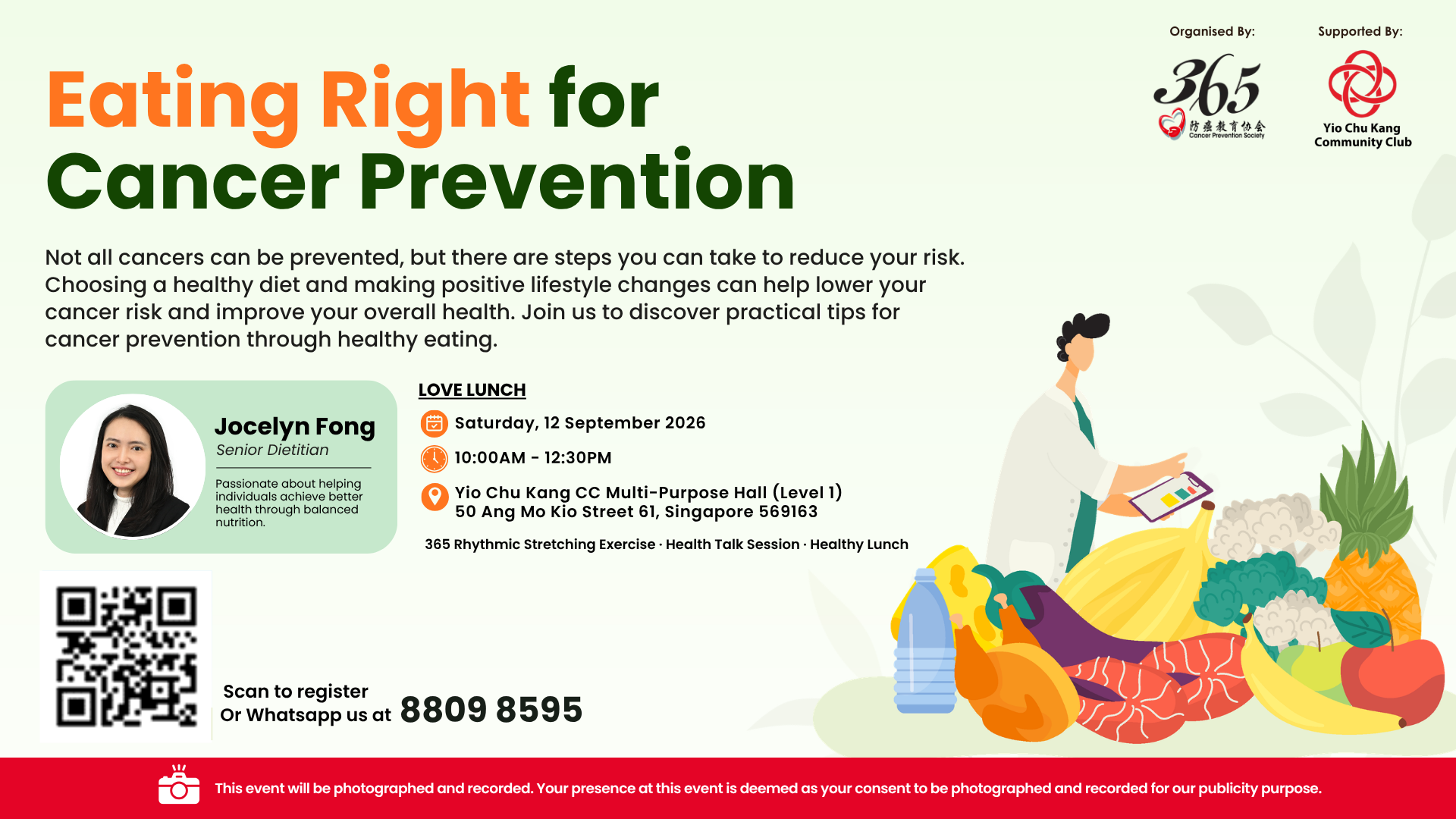 Healthy food choices for cancer prevention through healthy eating