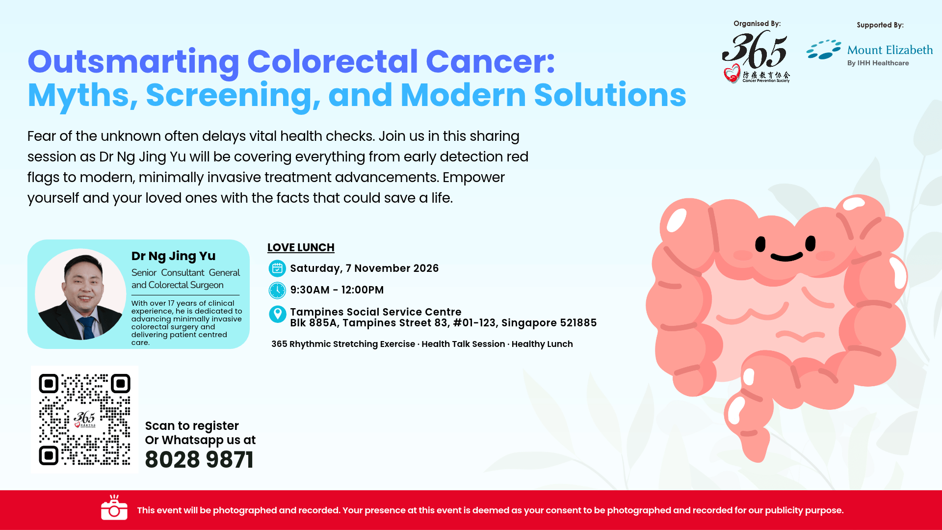 Colorectal cancer talk on warning signs and modern treatment